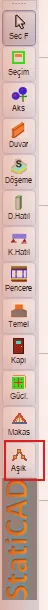 Bouton Panne dans la barre d’outils de gauche